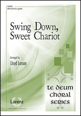 Swing Down, Sweet Chariot SATB choral sheet music cover